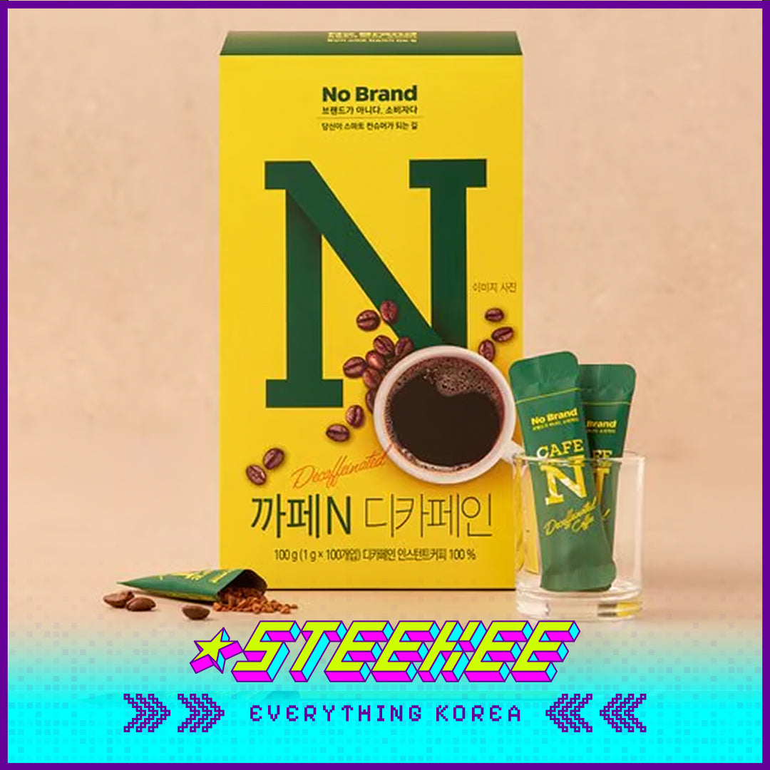 No Brand Decaf Coffee Black Coffee Hazelnut Flavor Instant Coffee Drink 100g Set of 100 by Steekee Korea 4140