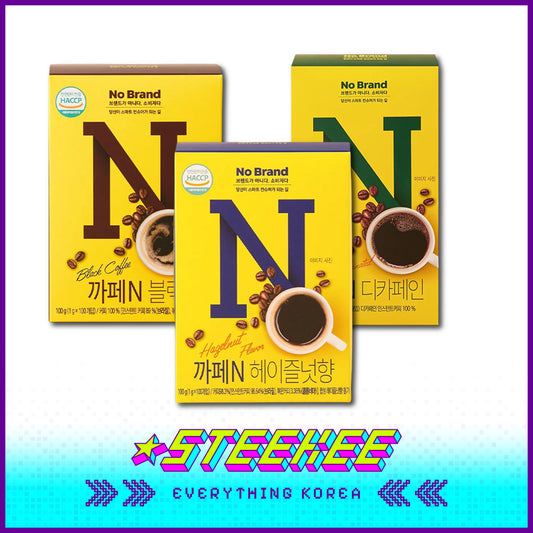 No Brand Decaf Coffee Black Coffee Hazelnut Flavor Instant Coffee Drink 100g Set of 100 by Steekee Korea 4140