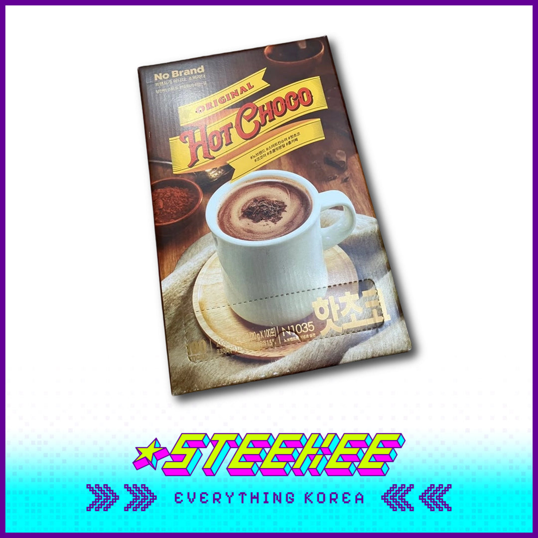 No Brand Original Hot Cocoa Hot Chocolate Instant Drink 2000g Set of 100 by Steekeee Korea 4145