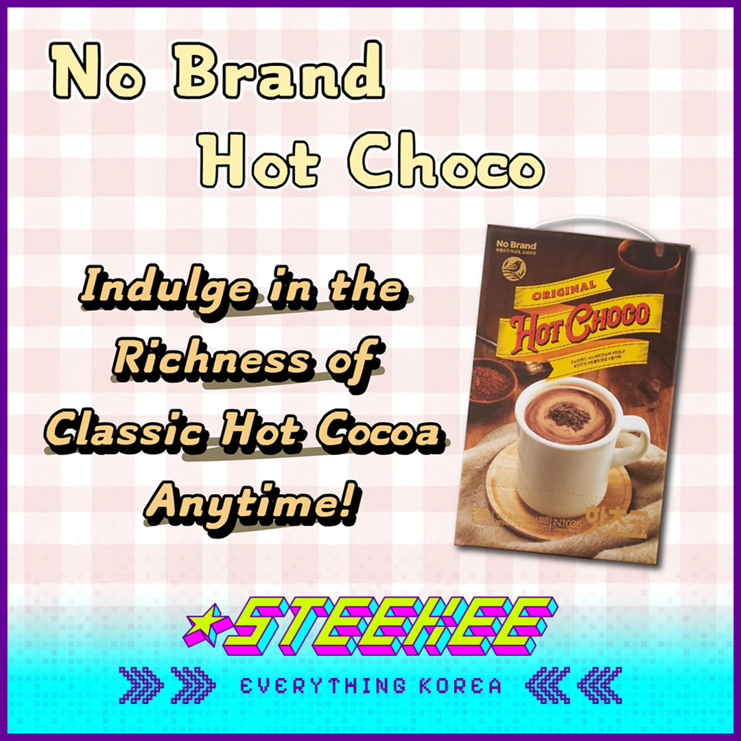 No Brand Original Hot Cocoa Hot Chocolate Instant Drink 2000g Set of 100 by Steekeee Korea 4145