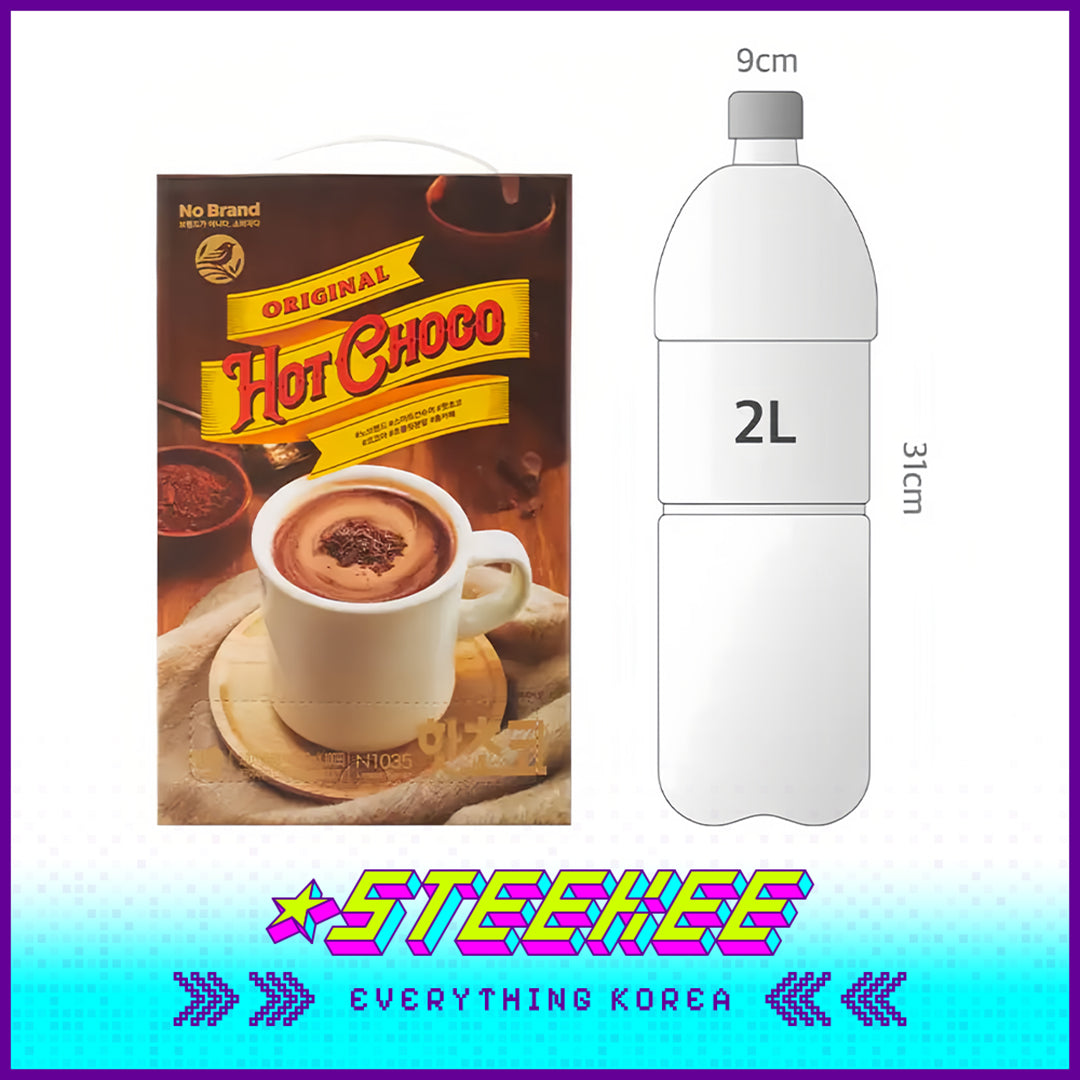 No Brand Original Hot Cocoa Hot Chocolate Instant Drink 2000g Set of 100 by Steekeee Korea 4145