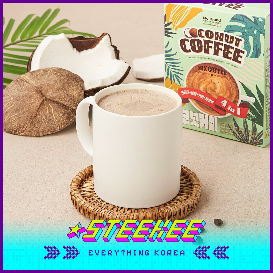 No Brand Coconut Mixed Coffee Instant Drink 270g Set of 15 by Steekee Korea 4146