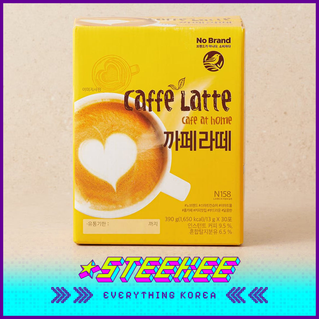 No Brand Cappuccino Latte Instant Coffee Drink 390g Set of 30 by Steekee Korea 4147