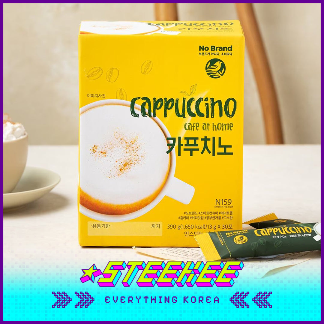 No Brand Cappuccino Latte Instant Coffee Drink 390g Set of 30 by Steekee Korea 4147