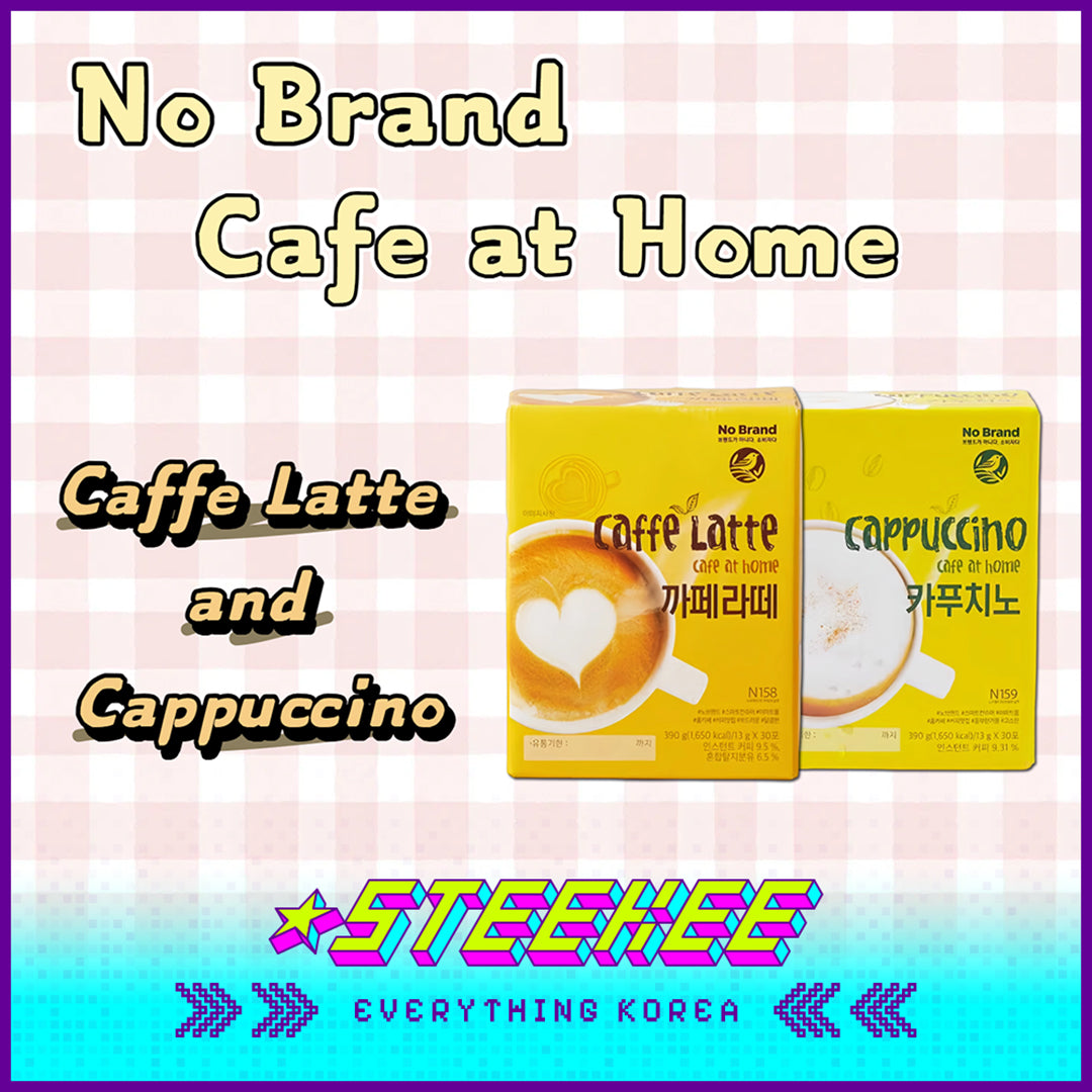 No Brand Cappuccino Latte Instant Coffee Drink 390g Set of 30 by Steekee Korea 4147