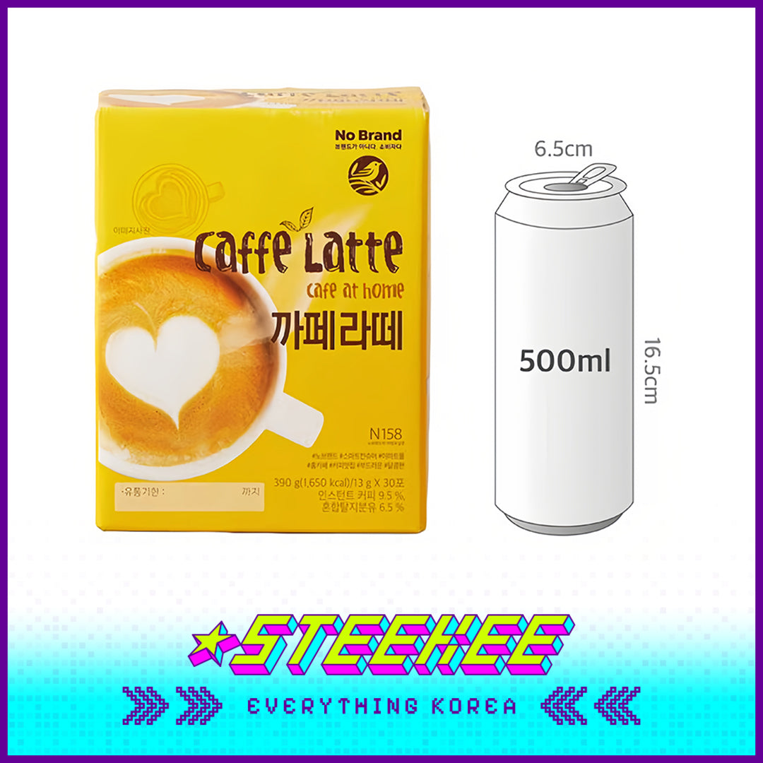 No Brand Cappuccino Latte Instant Coffee Drink 390g Set of 30 by Steekee Korea 4147