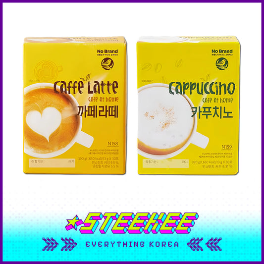 No Brand Cappuccino Latte Instant Coffee Drink 390g Set of 30 by Steekee Korea 4147