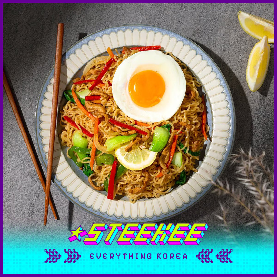No Brand Indonesian Style Instant Fried Noodles 400g Set of 5 by Steekee Korean 4150