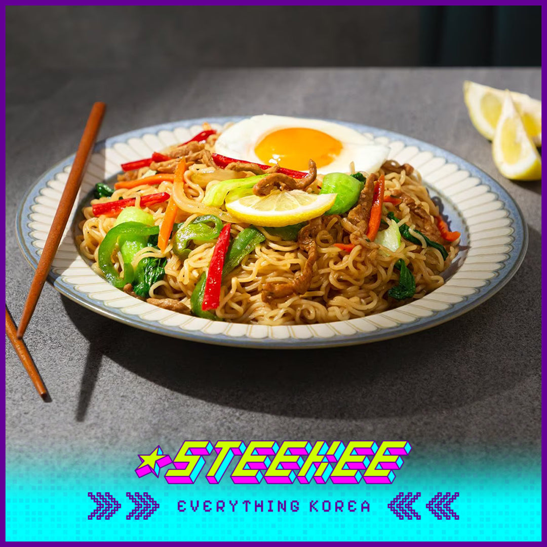 No Brand Indonesian Style Instant Fried Noodles 400g Set of 5 by Steekee Korean 4150