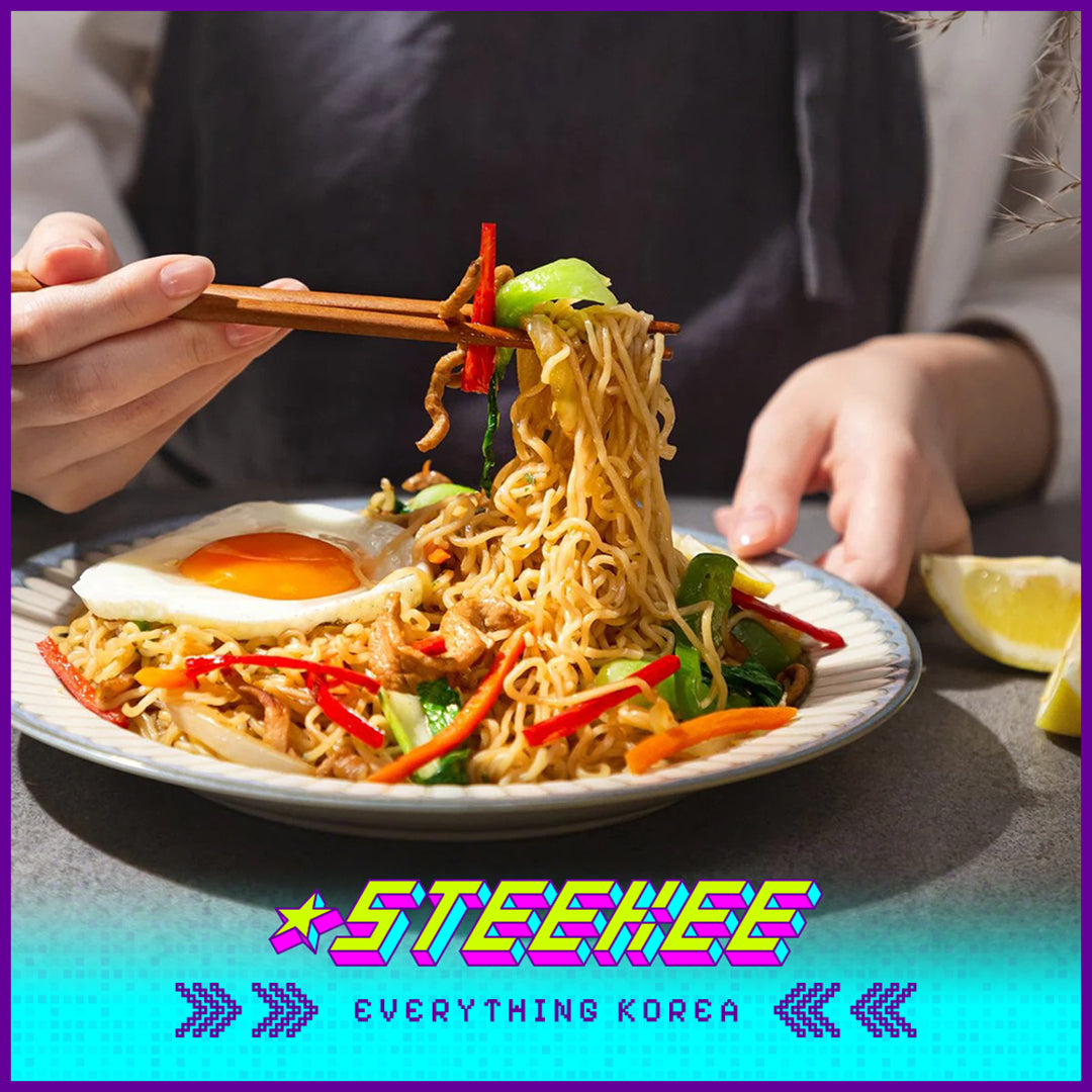 No Brand Indonesian Style Instant Fried Noodles 400g Set of 5 by Steekee Korean 4150