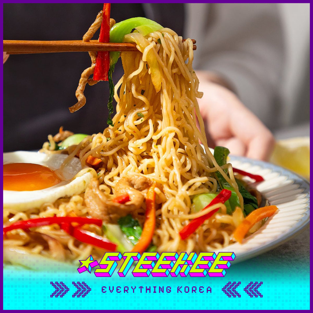 No Brand Indonesian Style Instant Fried Noodles 400g Set of 5 by Steekee Korean 4150