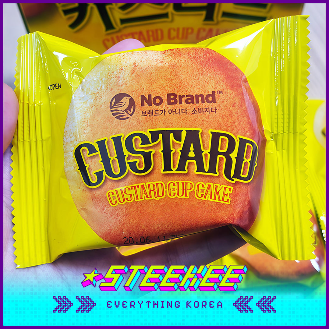 No Brand Custard Cup Cake Egg Yolk Pie Sandwich Pastry Snack 276g Set of 12 by Steekee Korea 4152