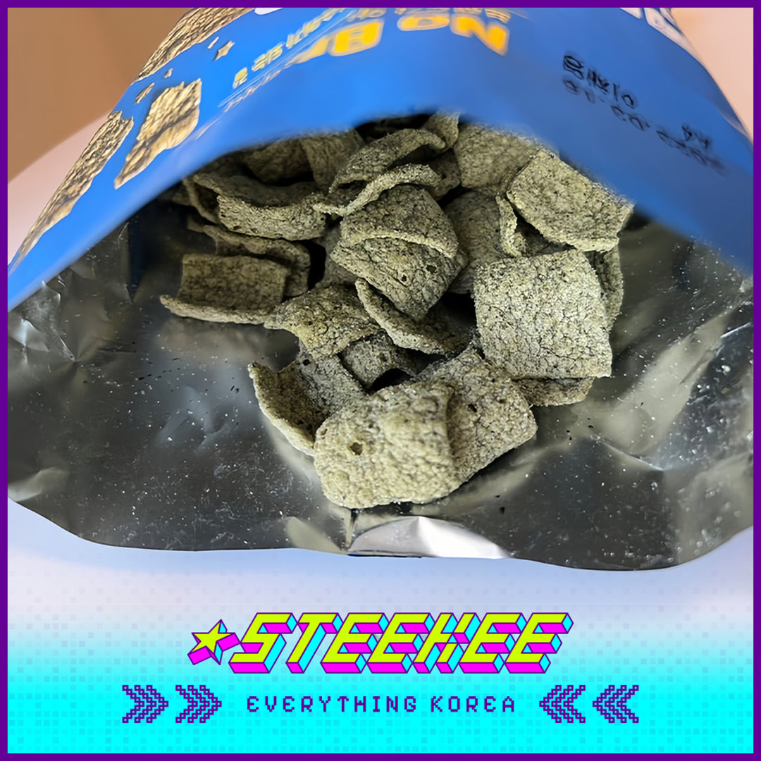 No Brand Crispy Fried Seaweed Chips Instant Snack 110g by Steekee Korea 4155