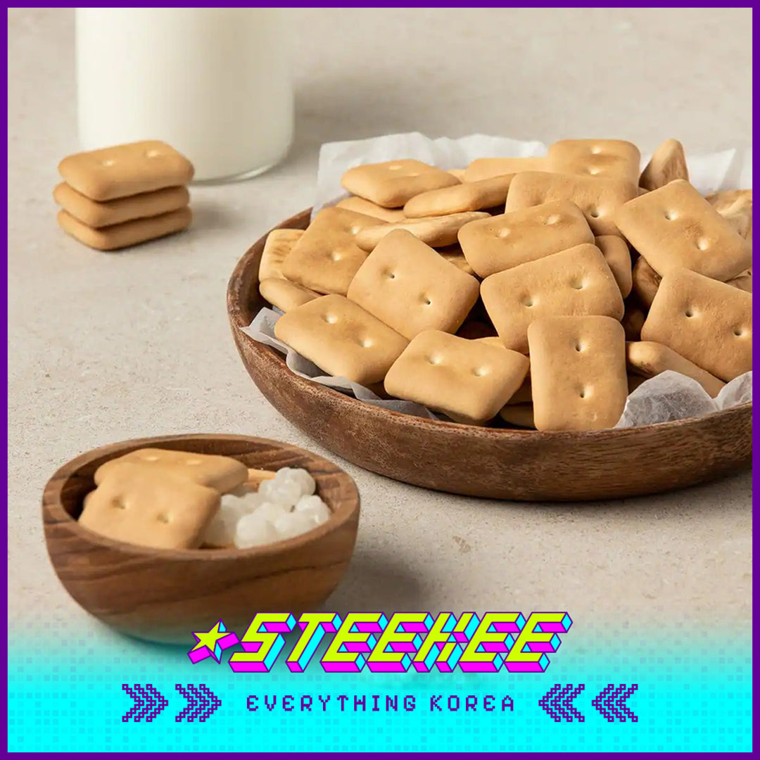 No Brand Crispy Milk Bread Cookie Snack 215g by Steekee Korea 4156