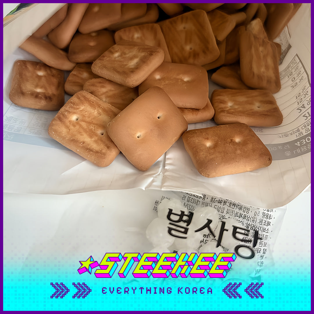 No Brand Crispy Milk Bread Cookie Snack 215g by Steekee Korea 4156