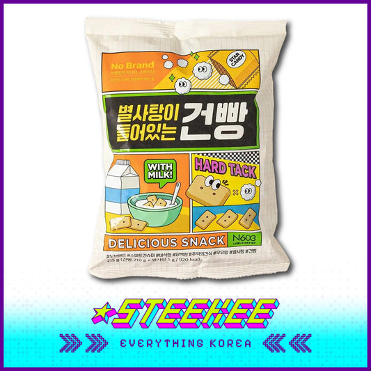 No Brand Crispy Milk Bread Cookie Snack 215g by Steekee Korea 4156