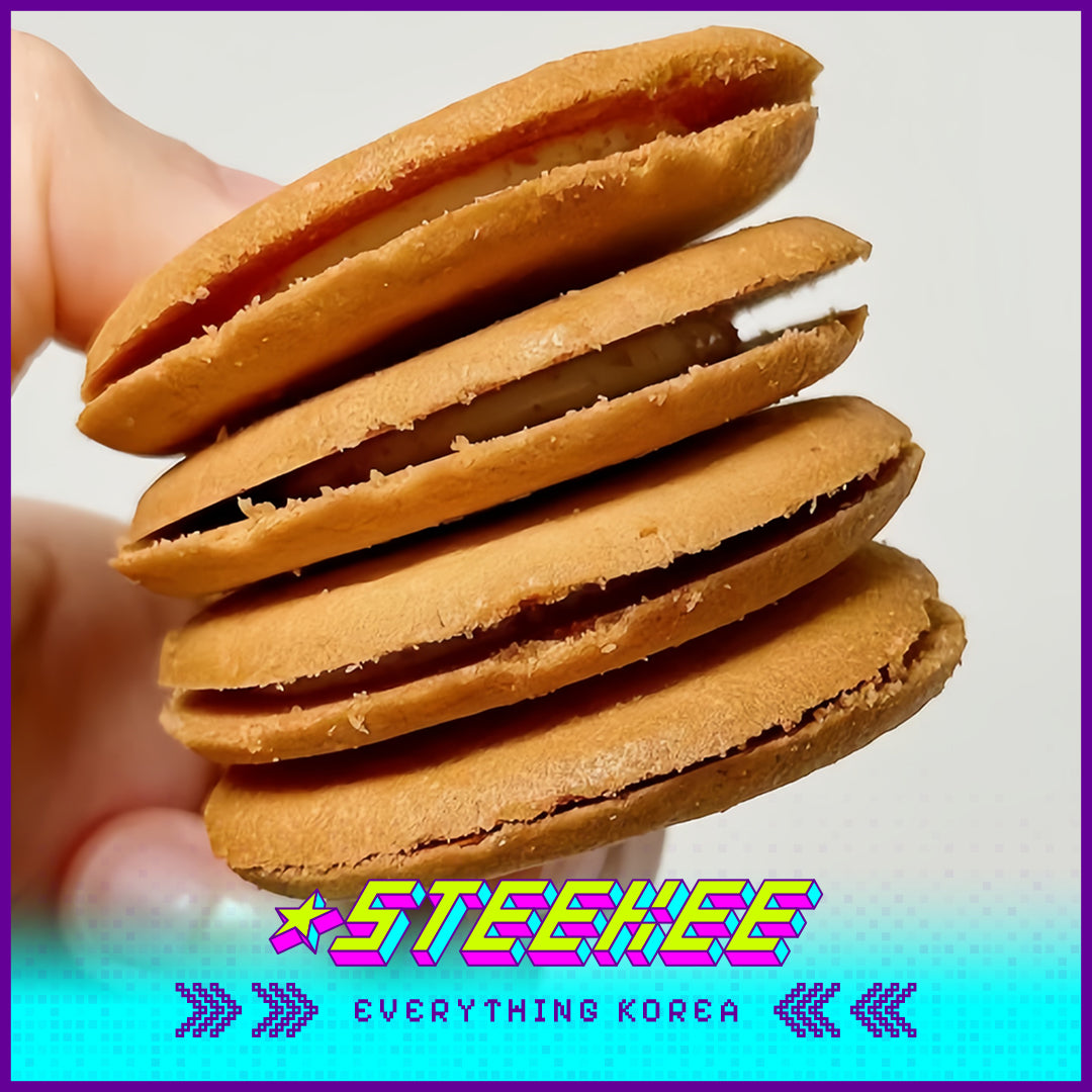 PEACOCK Cream Sandwich Soft Biscuits 200g by Steekee Korea 4161