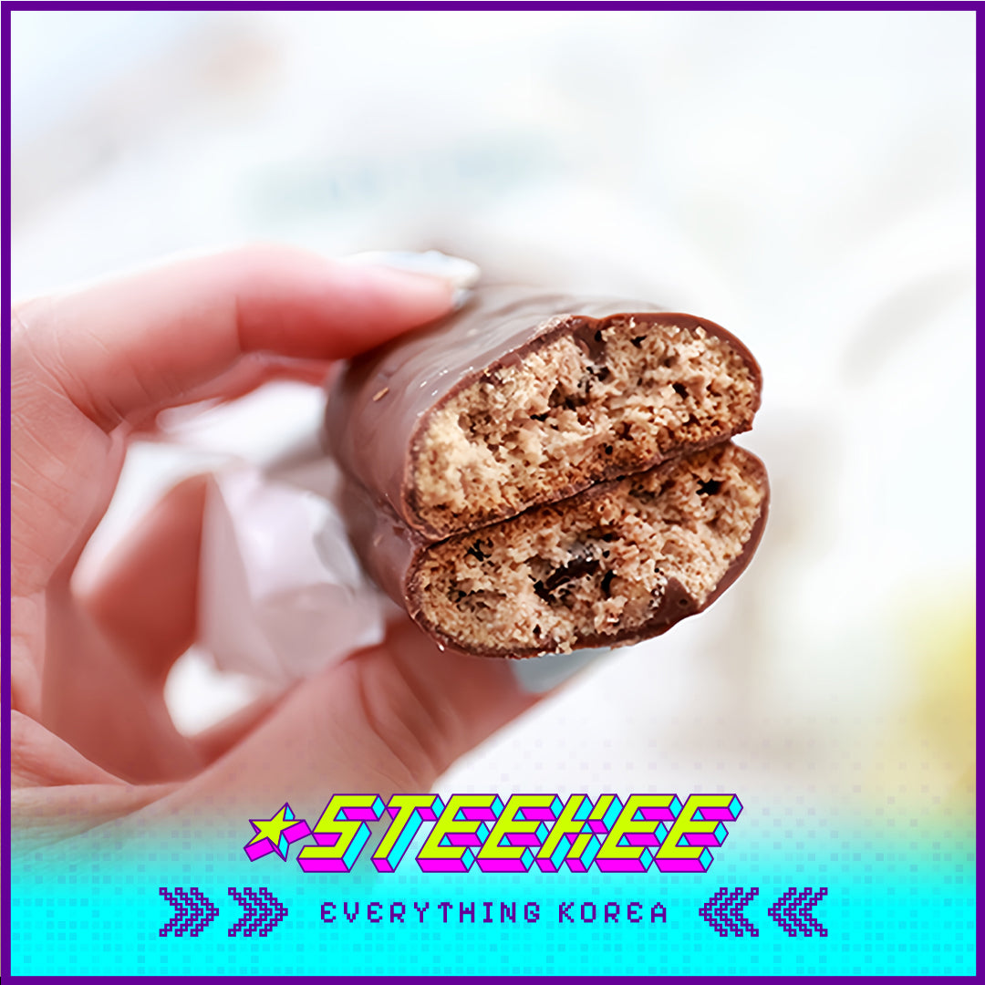 PEACOCK Double Rich Chocolate Cookie Bar 168g by Steekee Korea 4162