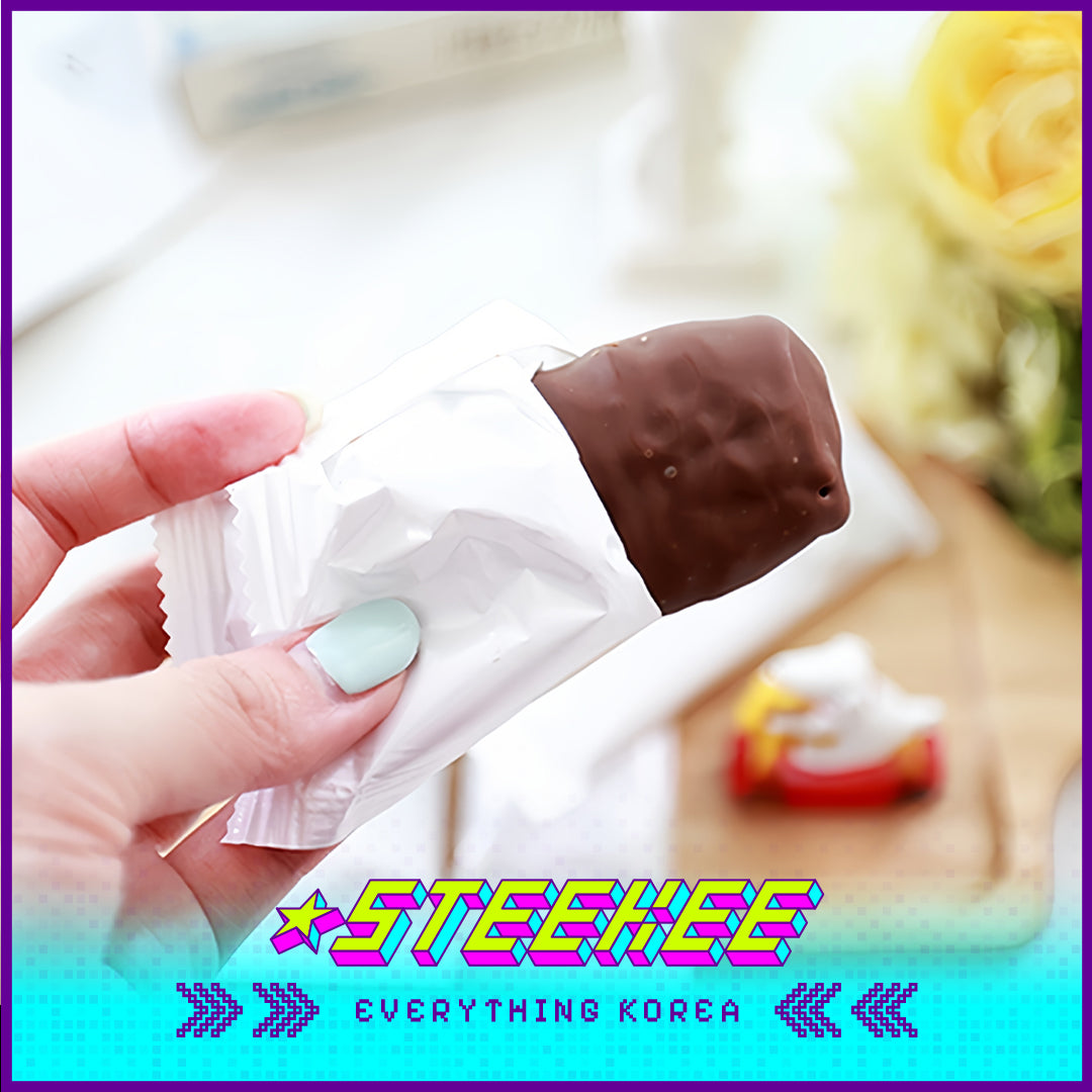 PEACOCK Double Rich Chocolate Cookie Bar 168g by Steekee Korea 4162