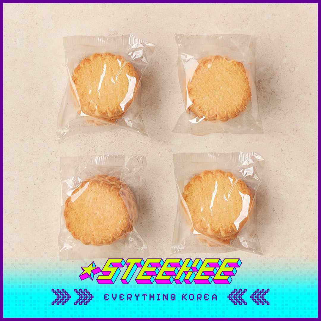 PEACOCK French Butter Sea Salt Caramel Crispy Cookies by Steekee Korea 4163