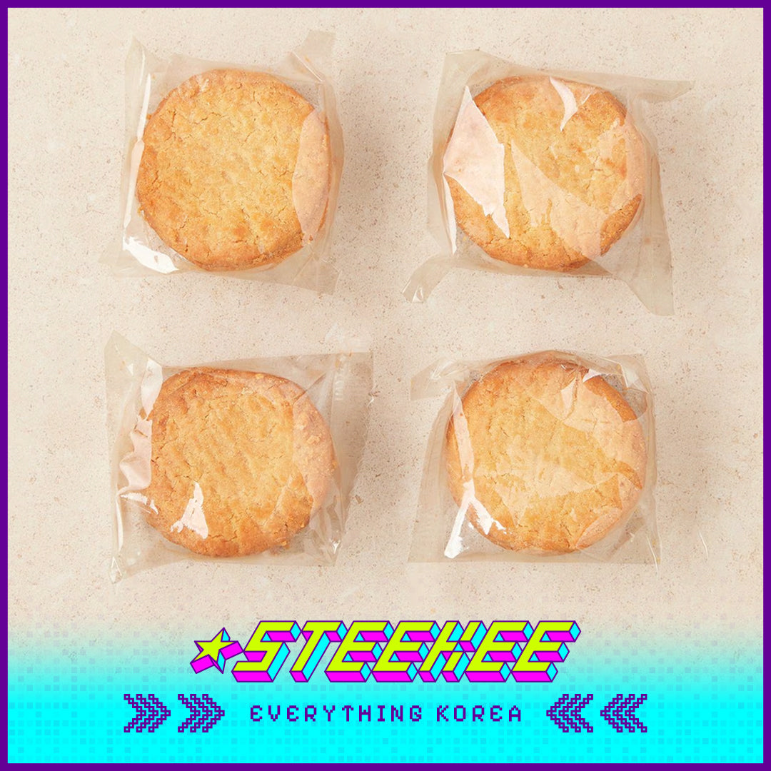 PEACOCK French Butter Sea Salt Caramel Crispy Cookies by Steekee Korea 4163