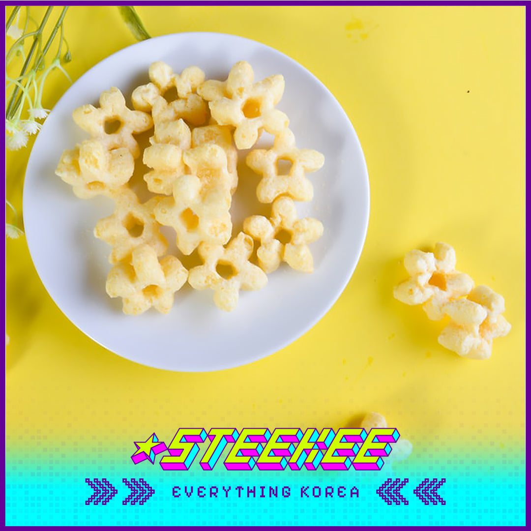 PEACOCK Cheese Star-Shaped Corn Crisp 90g  by Steekee Korea 4167