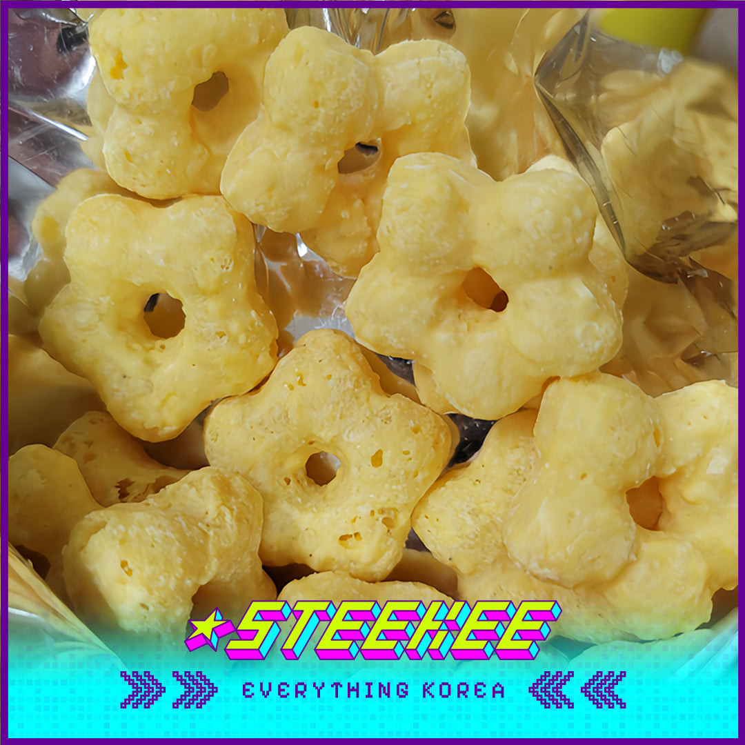 PEACOCK Cheese Star-Shaped Corn Crisp 90g  by Steekee Korea 4167