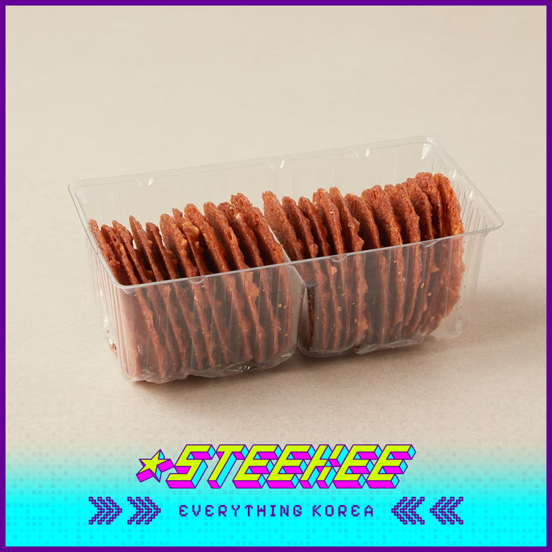 PEACOCK Peanut Thin Crackers Crispy Snack 175g by Steekee Korea 4170