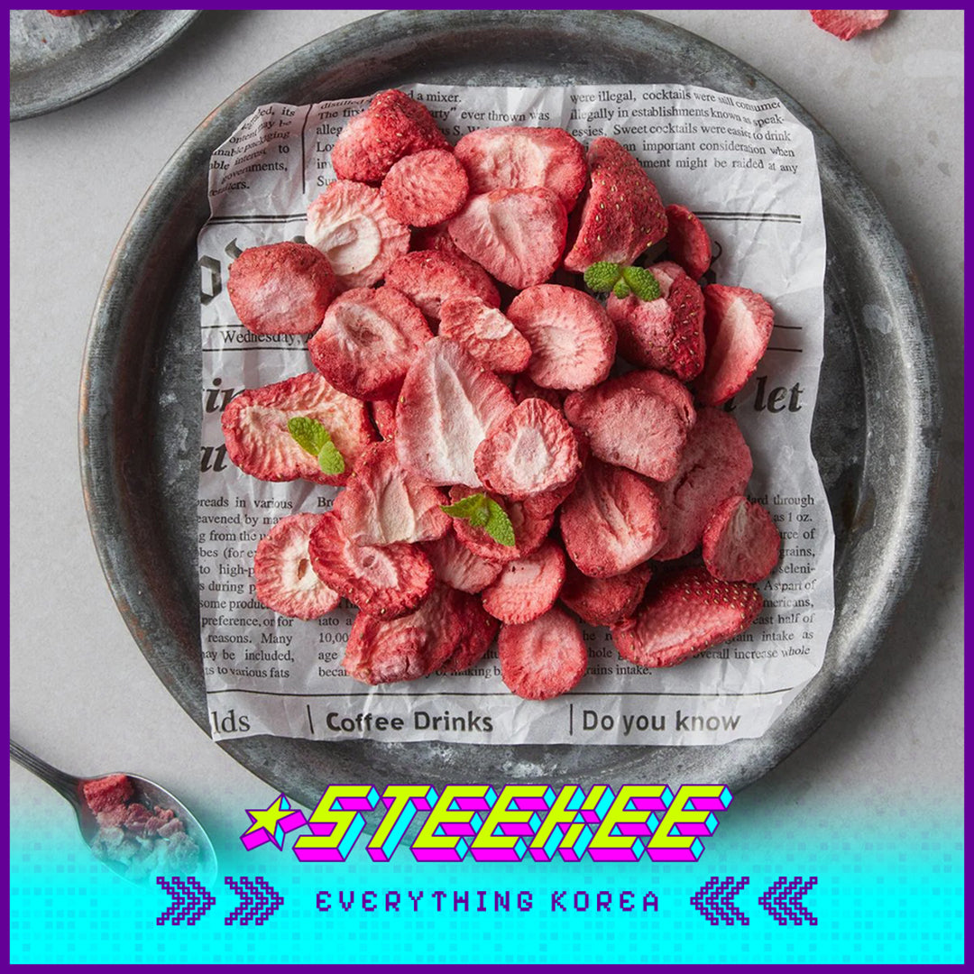 PEACOCK Freeze-dried Fruit Apple Mango Strawberry Snack by Steekee Korean 4173