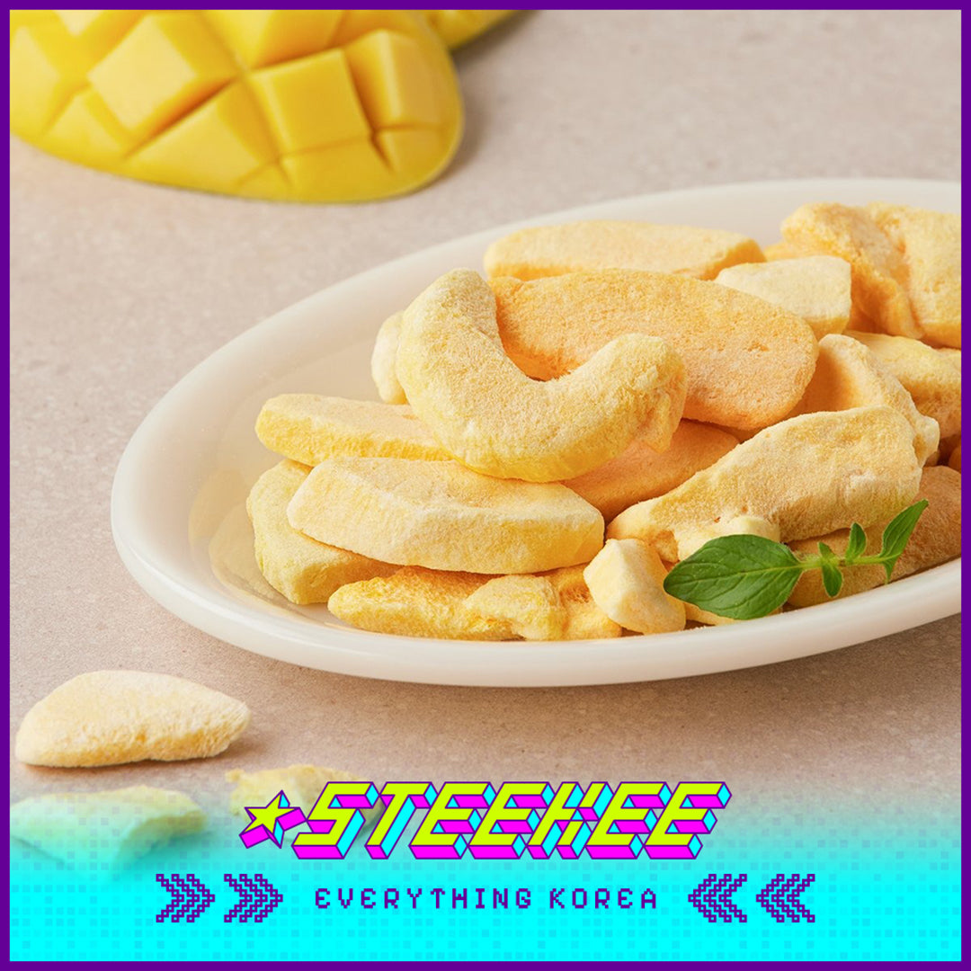 PEACOCK Freeze-dried Fruit Apple Mango Strawberry Snack by Steekee Korean 4173