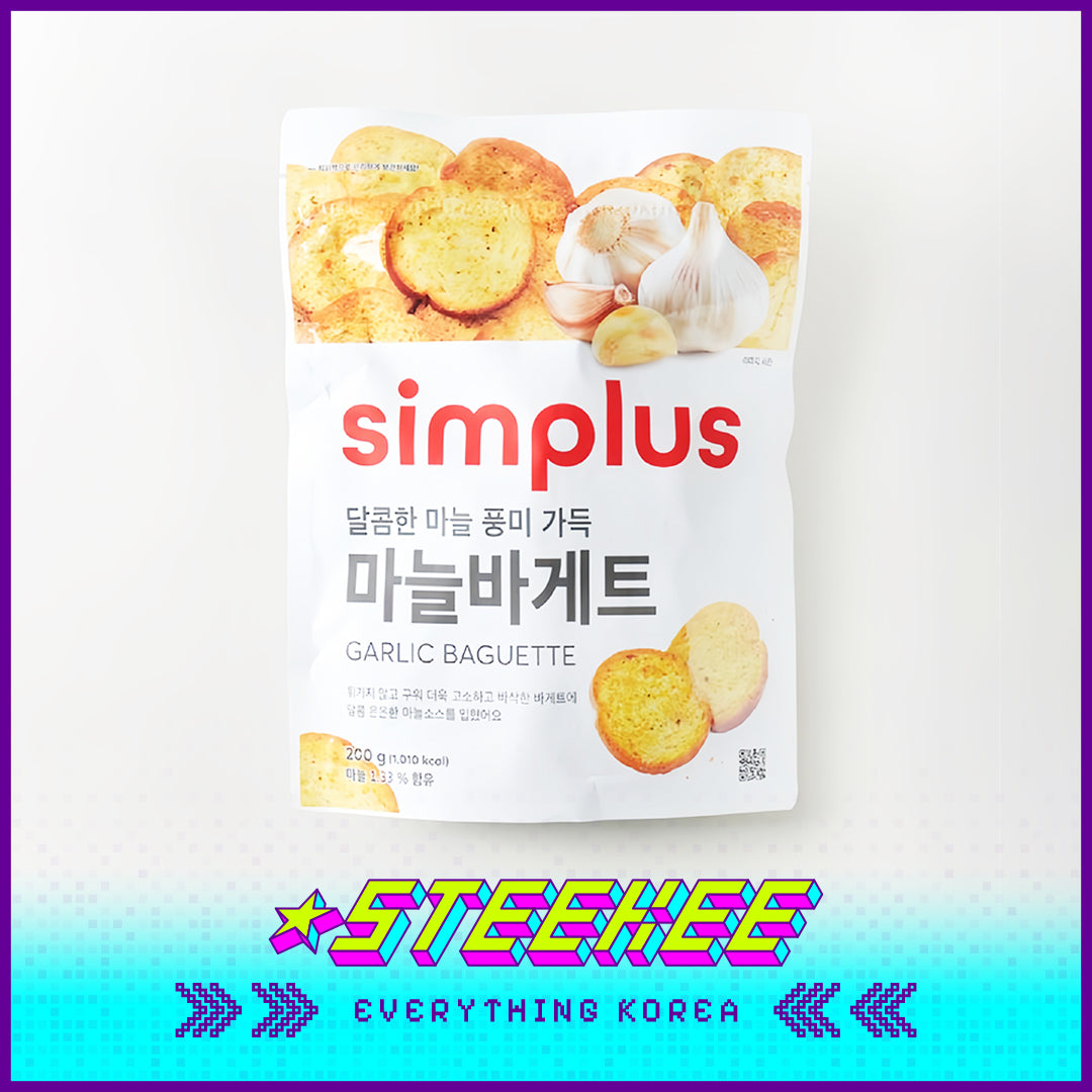 Simplus Garlic Crispy Baguette Slices 200g by Steekee Korea 4178