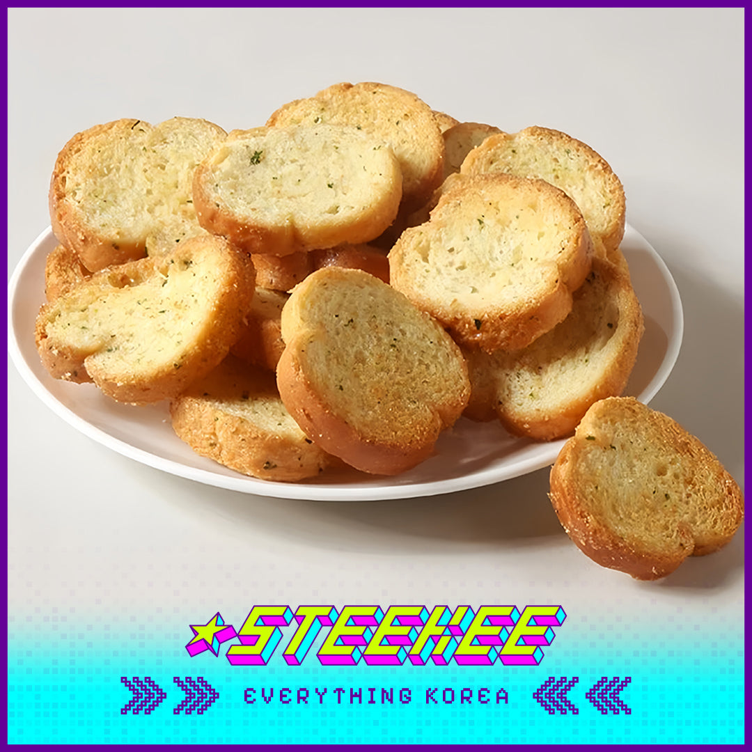 Simplus Garlic Crispy Baguette Slices 200g by Steekee Korea 4178
