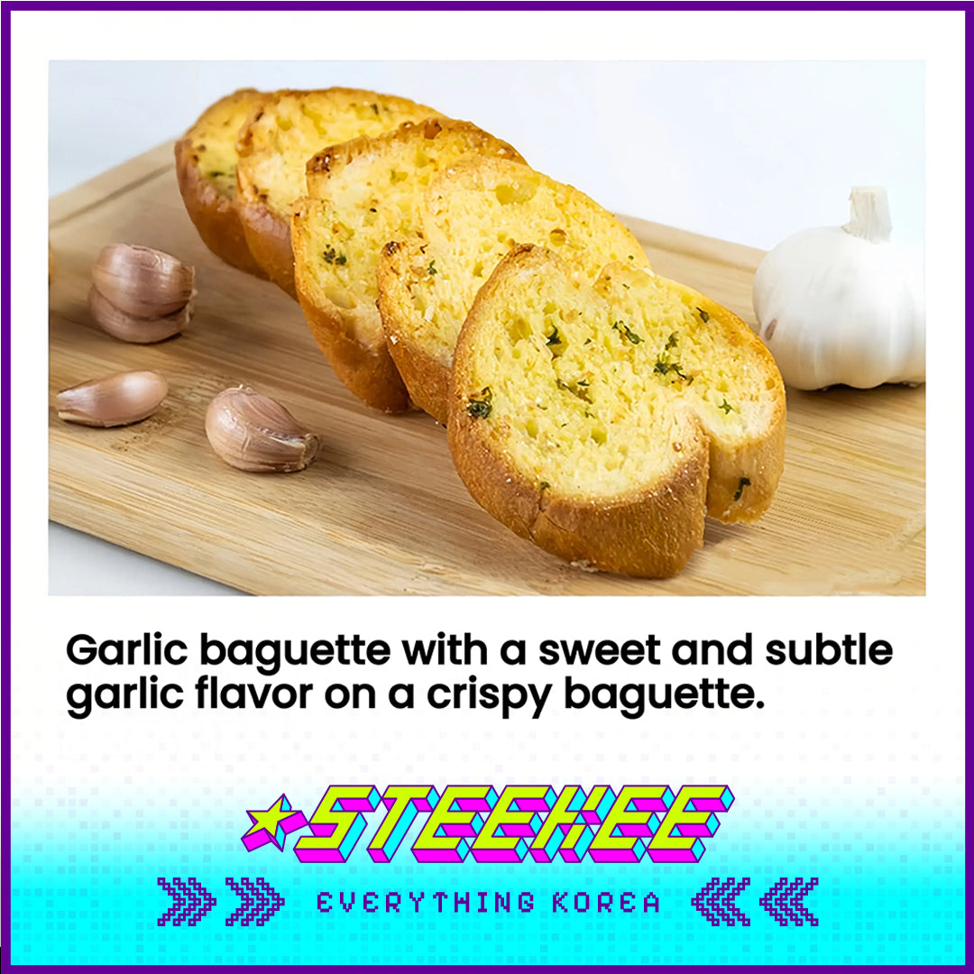 Simplus Garlic Crispy Baguette Slices 200g by Steekee Korea 4178