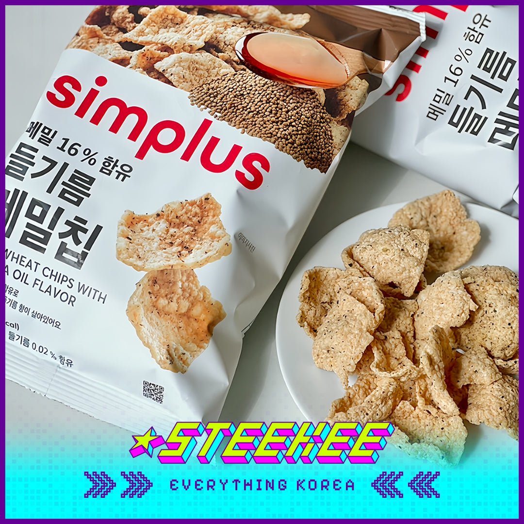 Simplus Sesame Oil Buckwheat Crisp 60g by Steekee Korea 4185