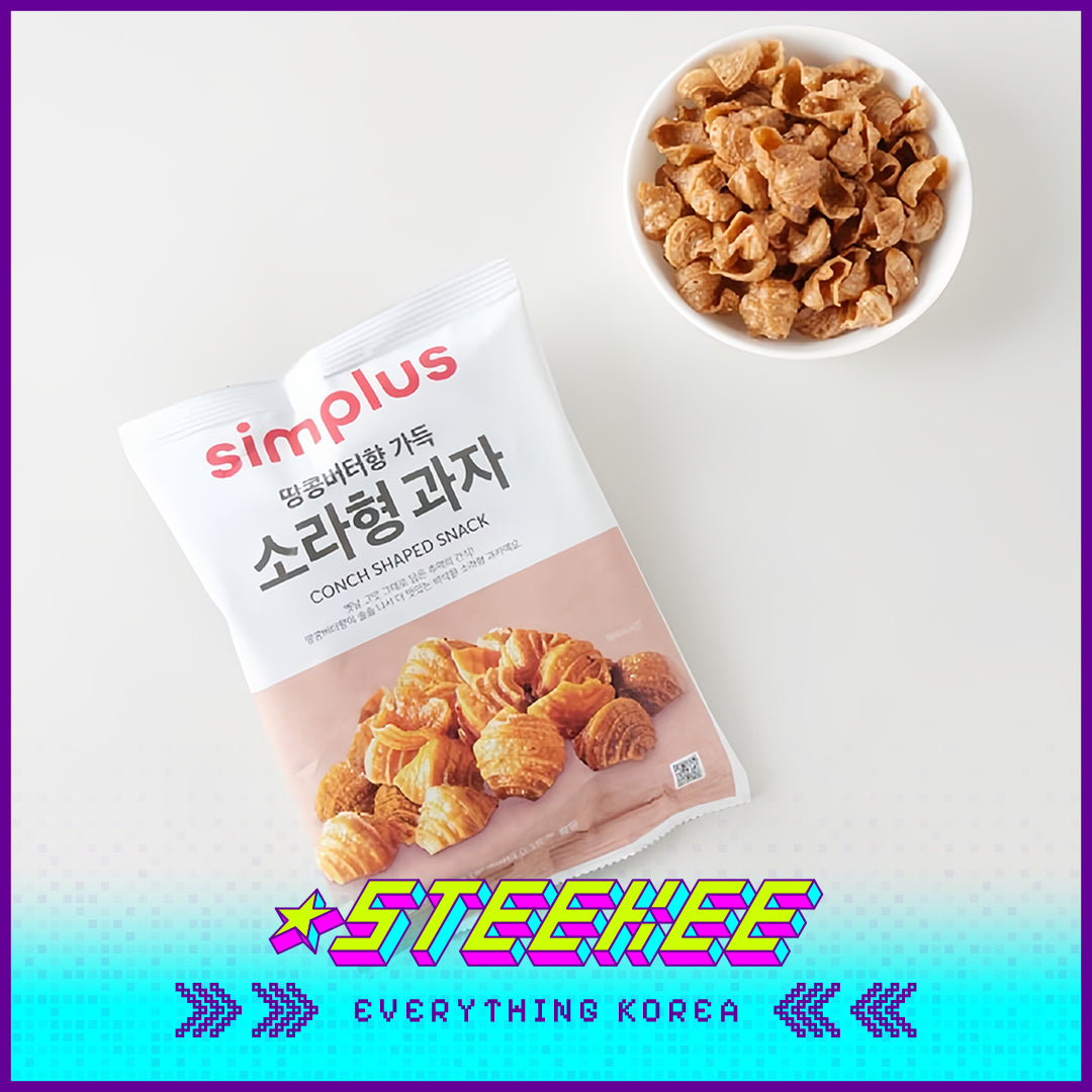 Simplus Conch-shaped Crispy Snack 135g by Steekee Korea 4188