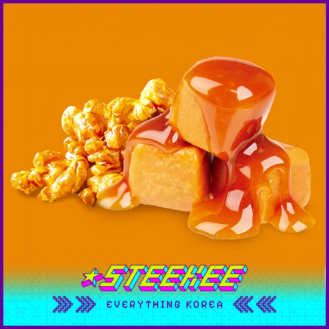 Simplus Caramel Butter Flavor Crispy Popcorn by Steekee Korea 4190