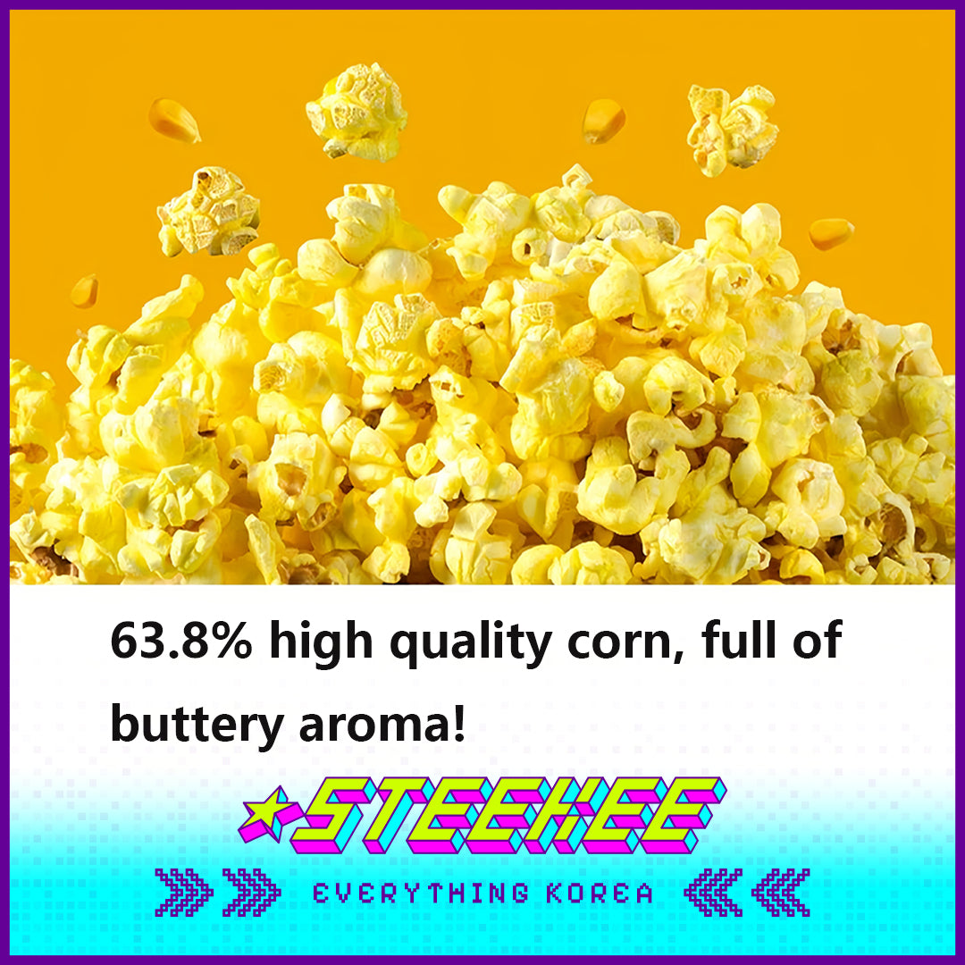 Simplus Caramel Butter Flavor Crispy Popcorn by Steekee Korea 4190