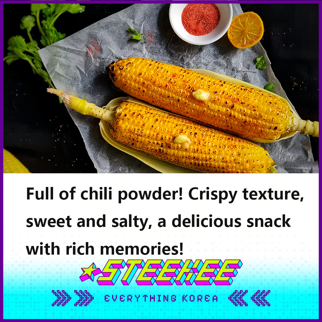 Simplus Chili Flavor Sweet Spicy Corn Crisp 125g by Steekee Korea 4191