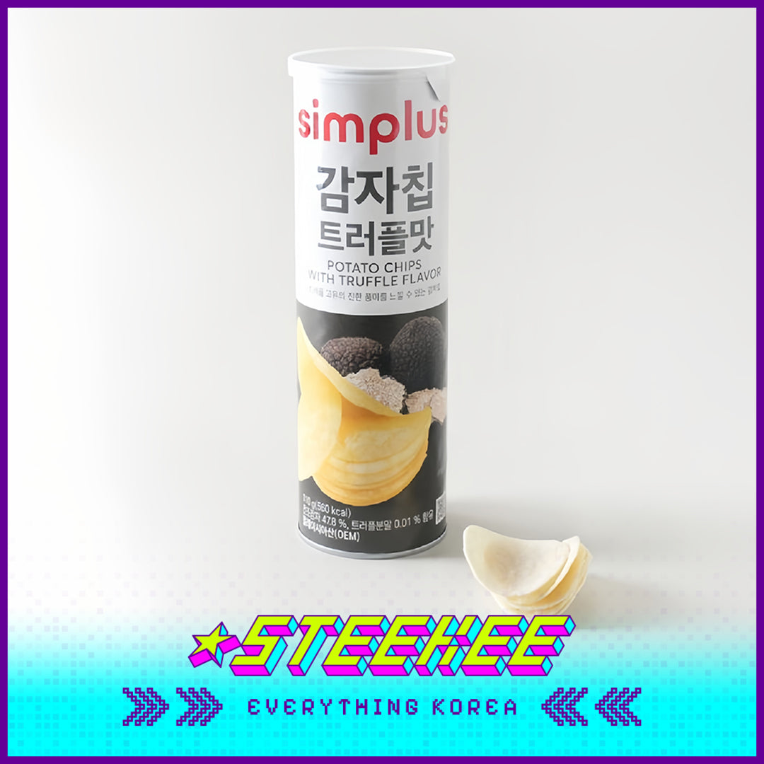 Simplus Original Sour Cream Onion Cheese Truffle Potato Chips Snack 110g by Steekee Korea 4193