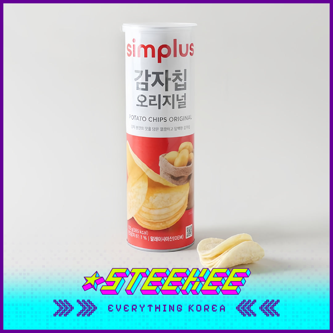 Simplus Original Sour Cream Onion Cheese Truffle Potato Chips Snack 110g by Steekee Korea 4193