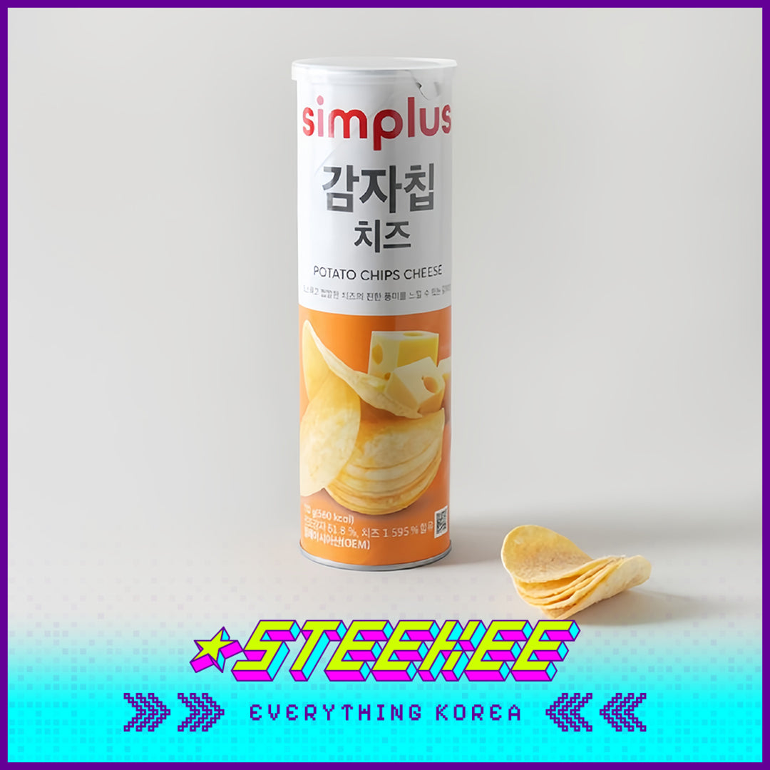 Simplus Original Sour Cream Onion Cheese Truffle Potato Chips Snack 110g by Steekee Korea 4193