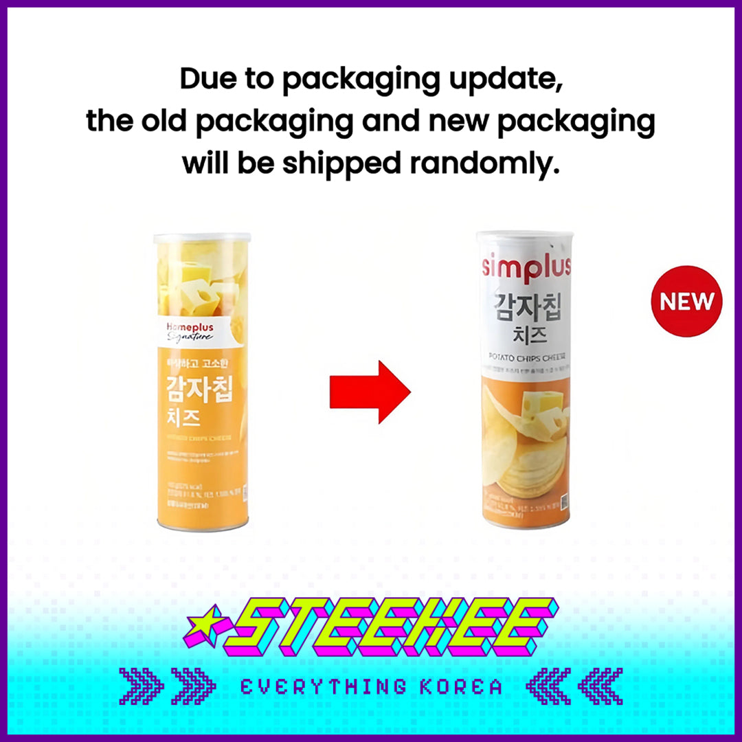Simplus Original Sour Cream Onion Cheese Truffle Potato Chips Snack 110g by Steekee Korea 4193