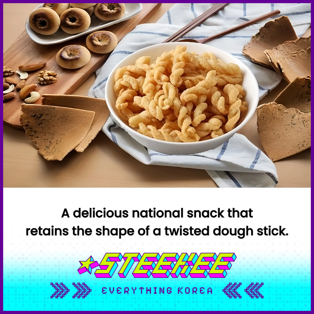 Simplus Crispy Sweet Twisted Snack 110g by Steekee Korea 4198