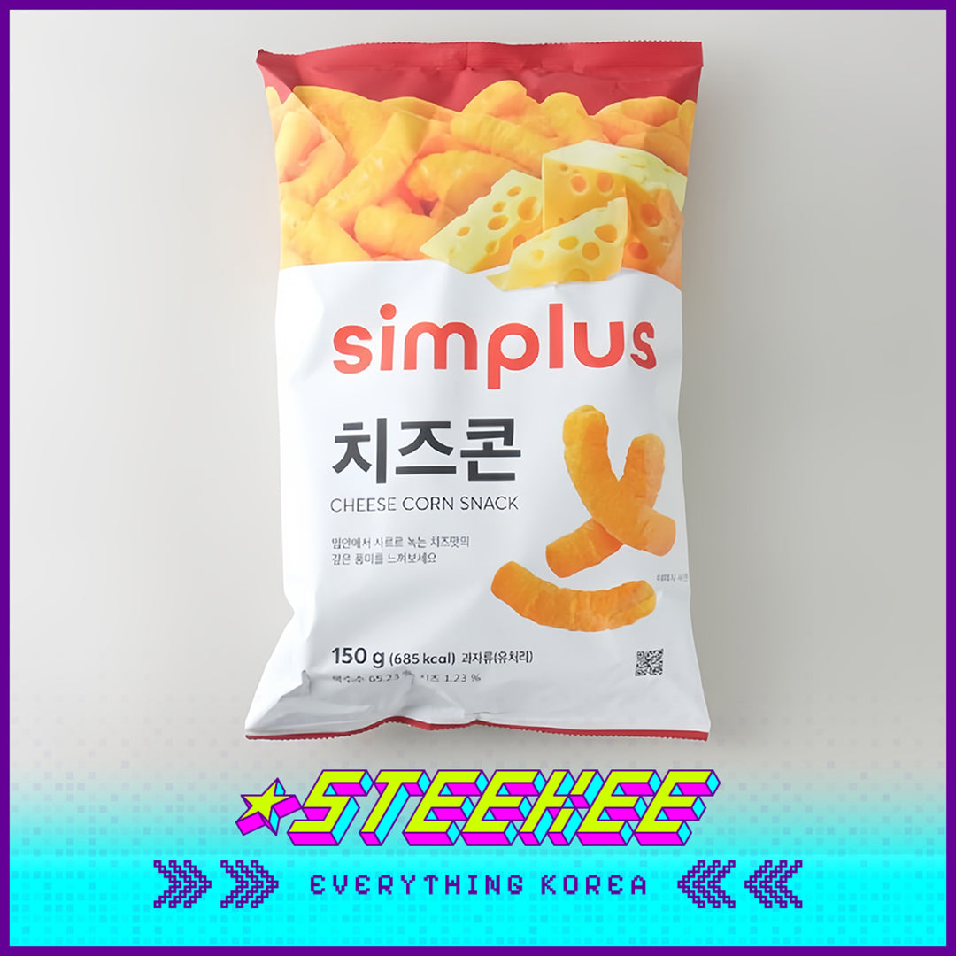 Simplus Cheese Cheetos Corn Snack 150g by Steekee Korea 4202