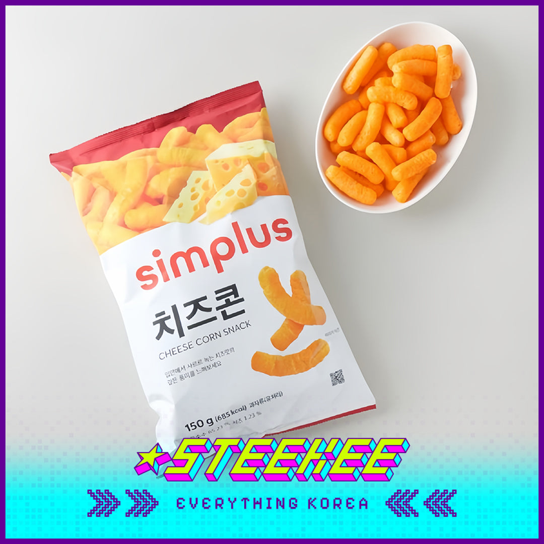 Simplus Cheese Cheetos Corn Snack 150g by Steekee Korea 4202