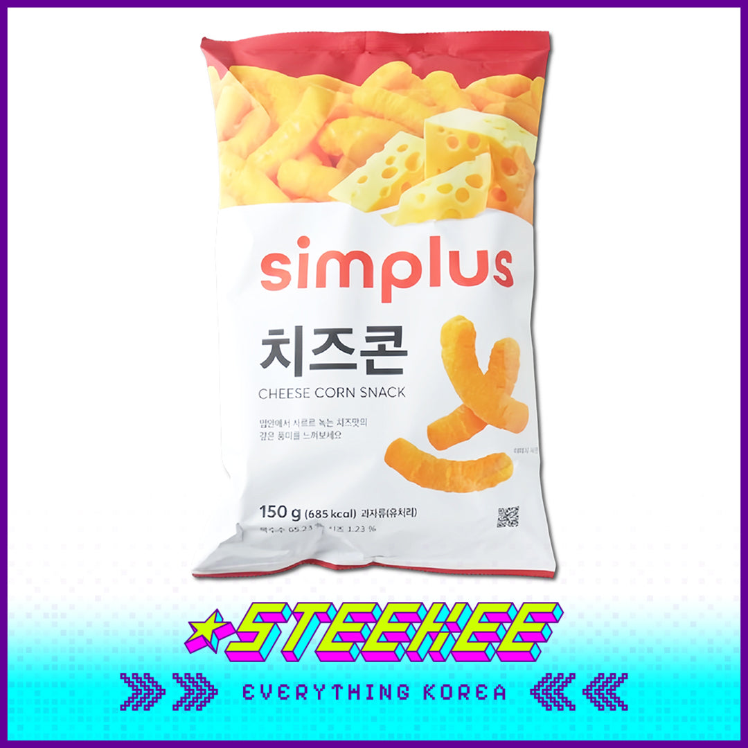 Simplus Cheese Cheetos Corn Snack 150g by Steekee Korea 4202