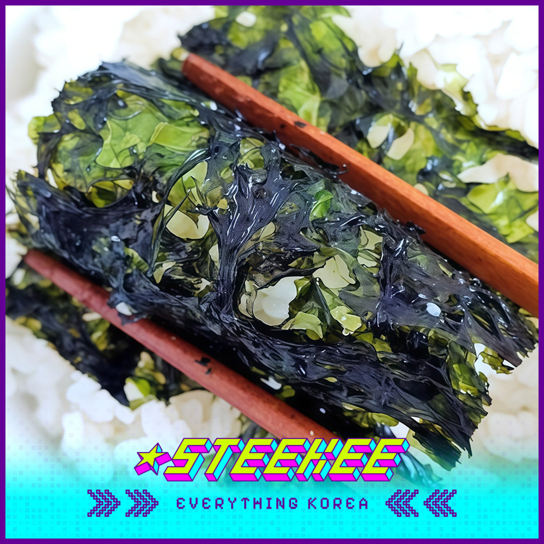TAECHOGIM Seasoned Premium Oxgut Lunch Box Sushi Roasted Seaweed Small Package by Steekee Korea 4238