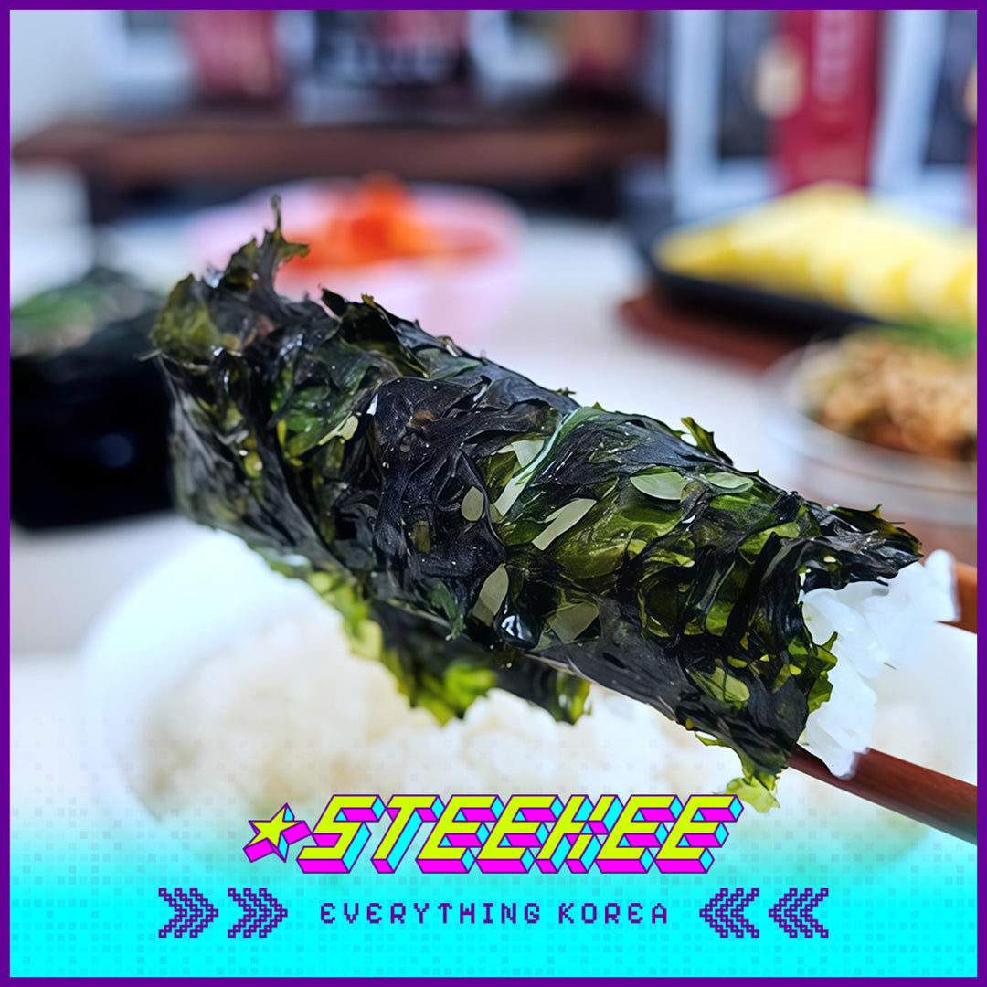 TAECHOGIM Seasoned Premium Oxgut Lunch Box Sushi Roasted Seaweed Small Package by Steekee Korea 4238