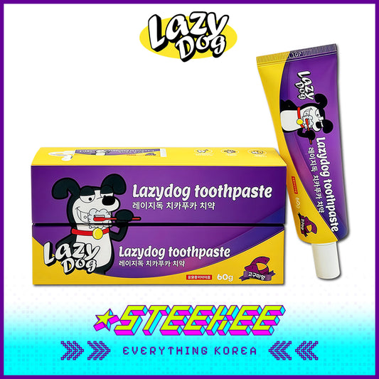 LazyDog红薯味宠物护齿牙膏60g闪奇韩国4249