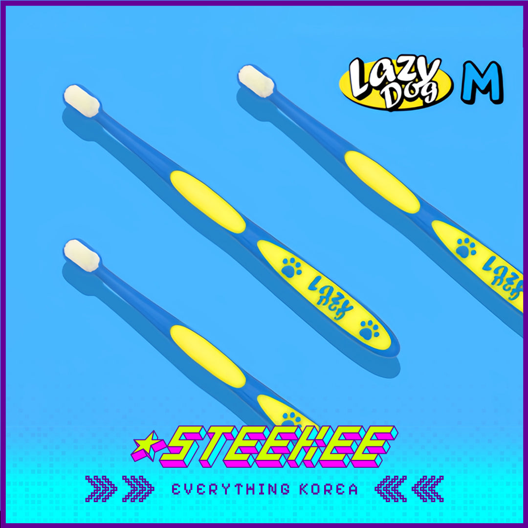 LazyDog微米级细软宠物护齿牙刷闪奇韩国4255